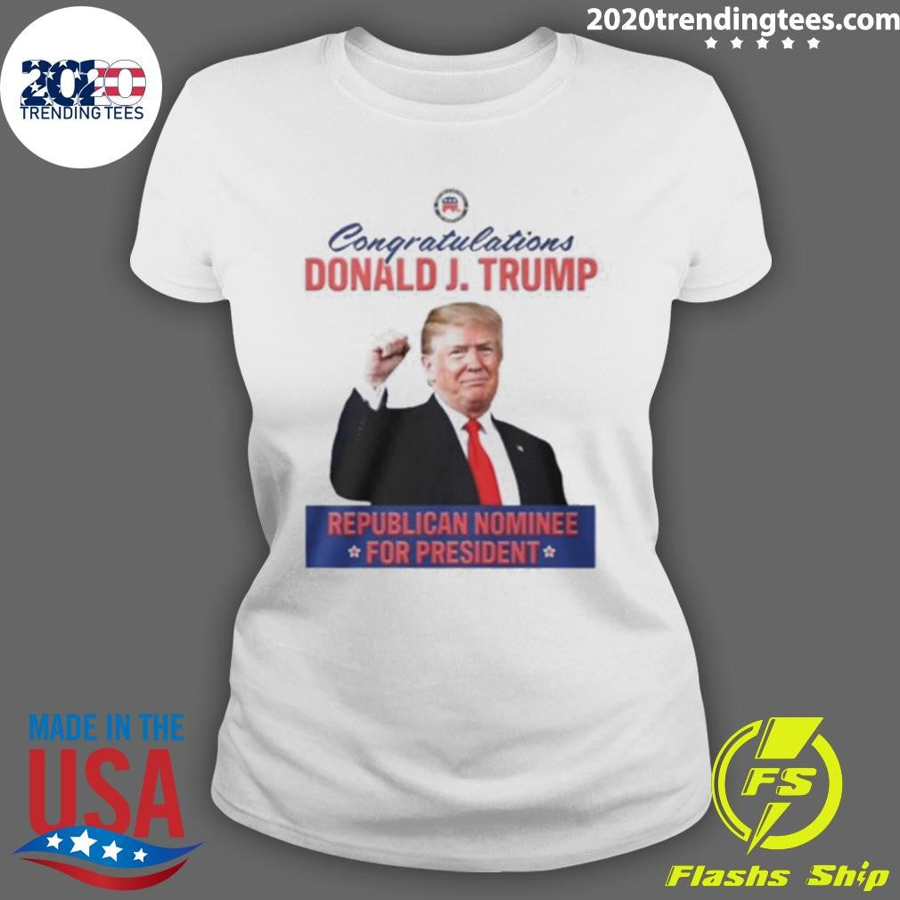 Congratulations Donald J Trump Republican Nominee For President 2026 Tee Shirt