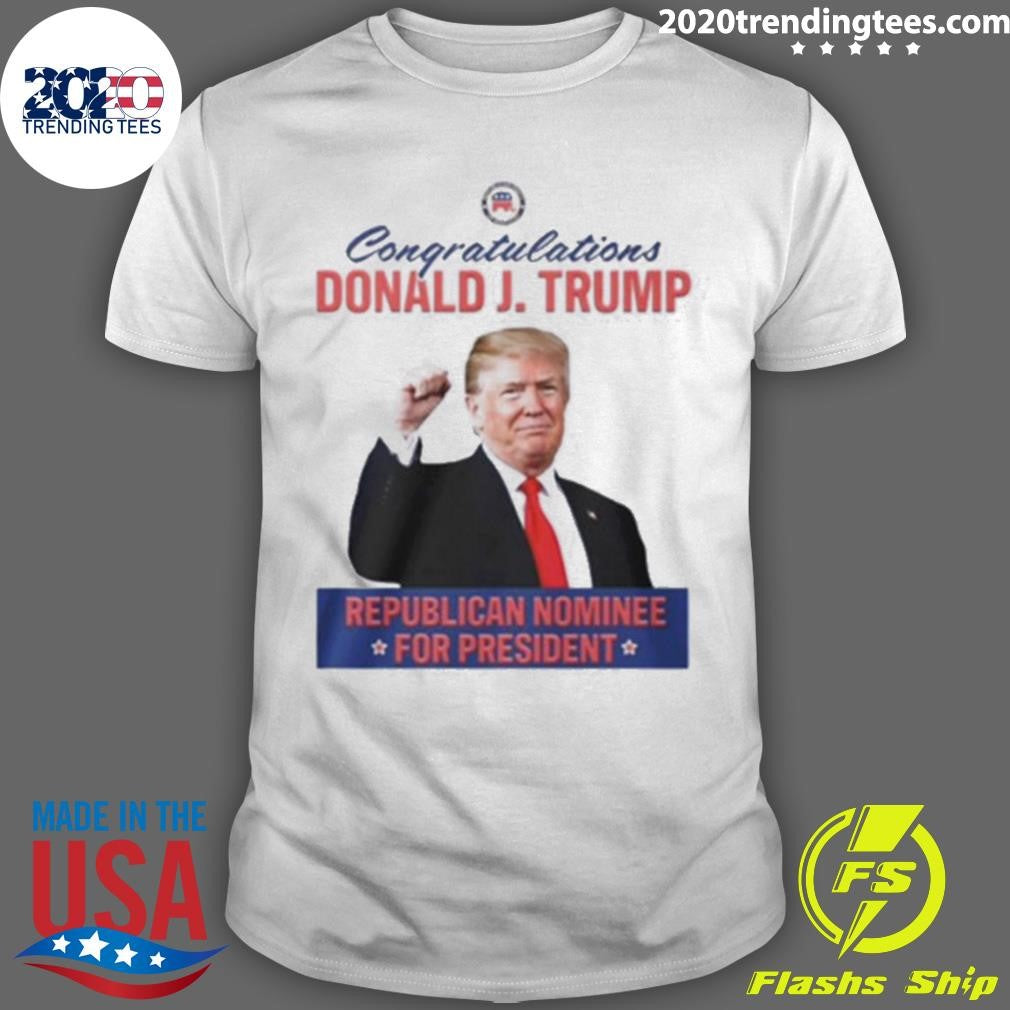 Congratulations Donald J Trump Republican Nominee For President 2026 Tee Shirt
