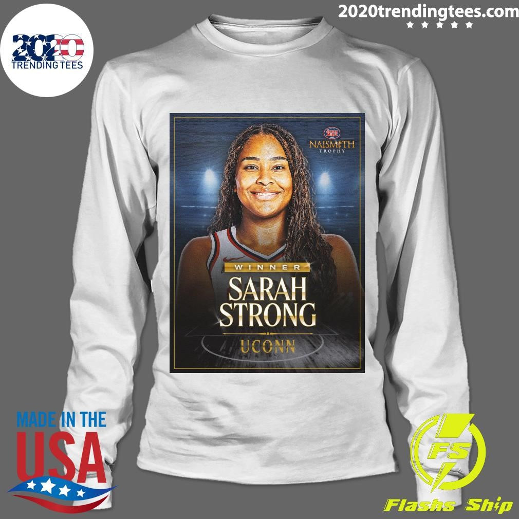 Congratulations to Sarah Strong on being named our 2026 Jersey Mike’s Naismith Women’s College Player of the Year Shirt