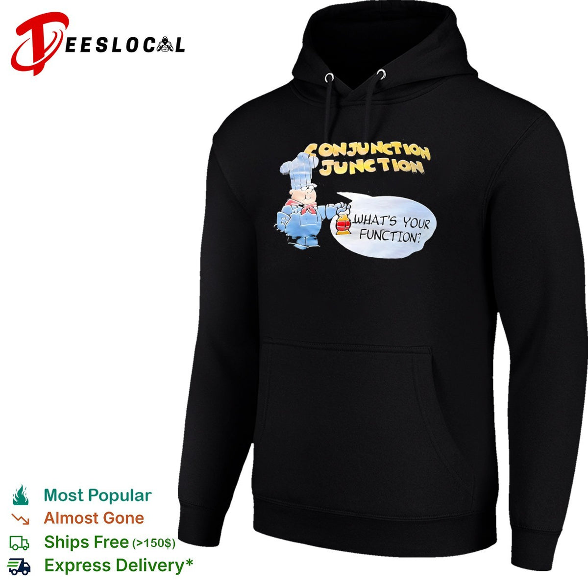 Conjunction Junction Whats Your Function Schoolhouse Rock nostalgic cartoon shirt