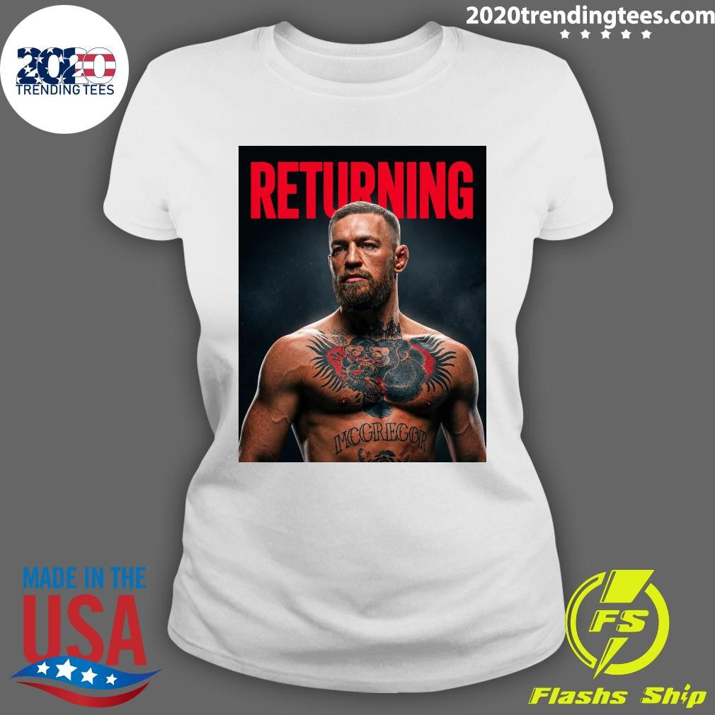Conor McGregor is officially BACK and he’s fighting Max Holloway at UFC 329 Shirt