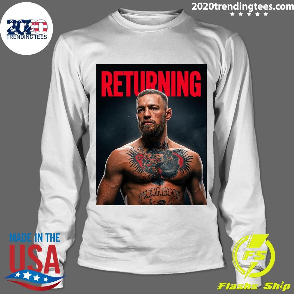 Conor McGregor is officially BACK and he’s fighting Max Holloway at UFC 329 Shirt