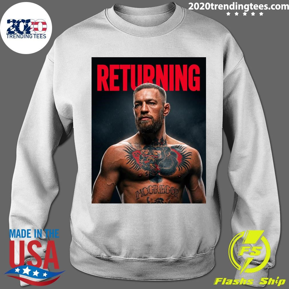 Conor McGregor is officially BACK and he’s fighting Max Holloway at UFC 329 Shirt
