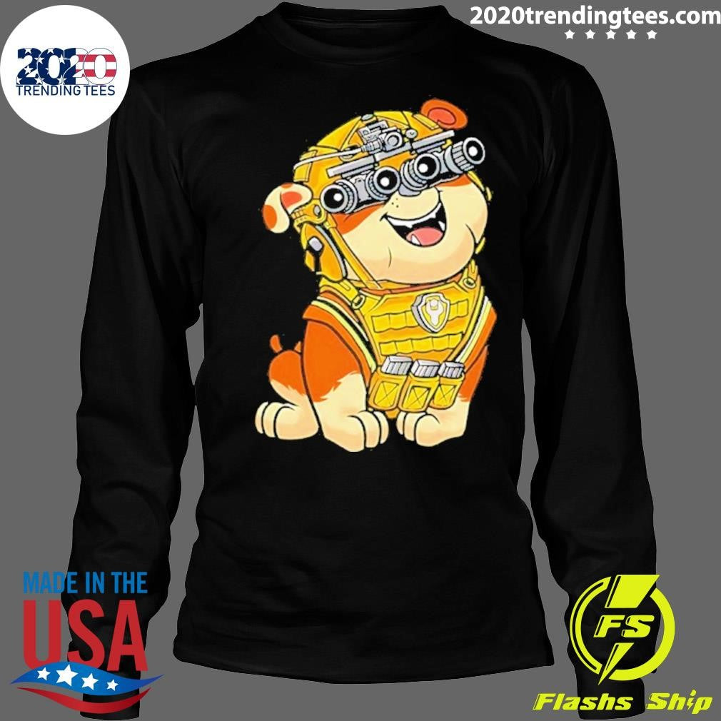 Construction Dog Cartoon Shirt