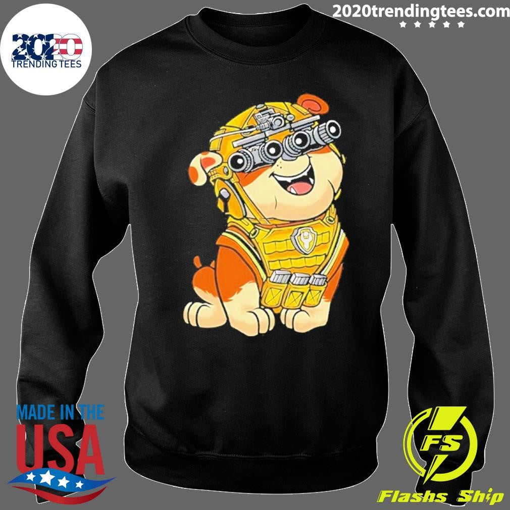 Construction Dog Cartoon Shirt