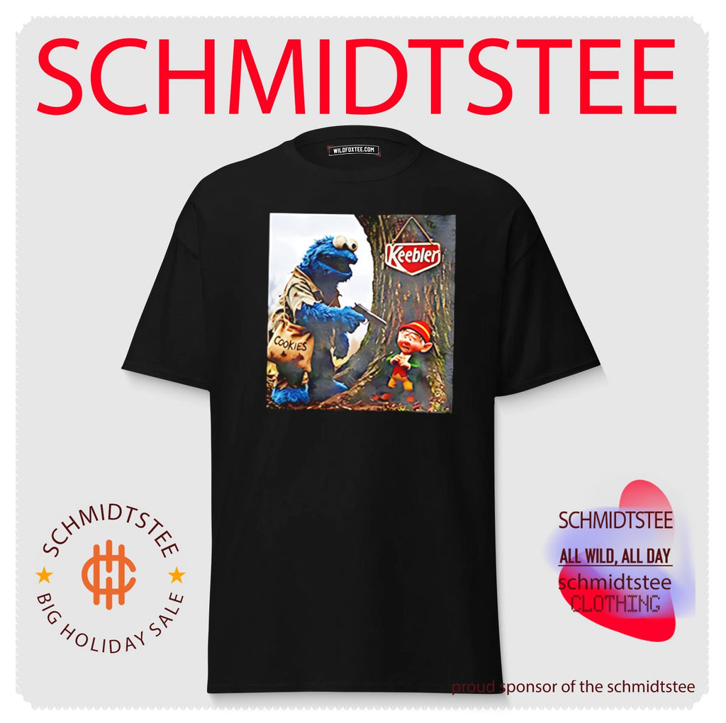 Cookie Monster Edgy Elf Keebler shirt