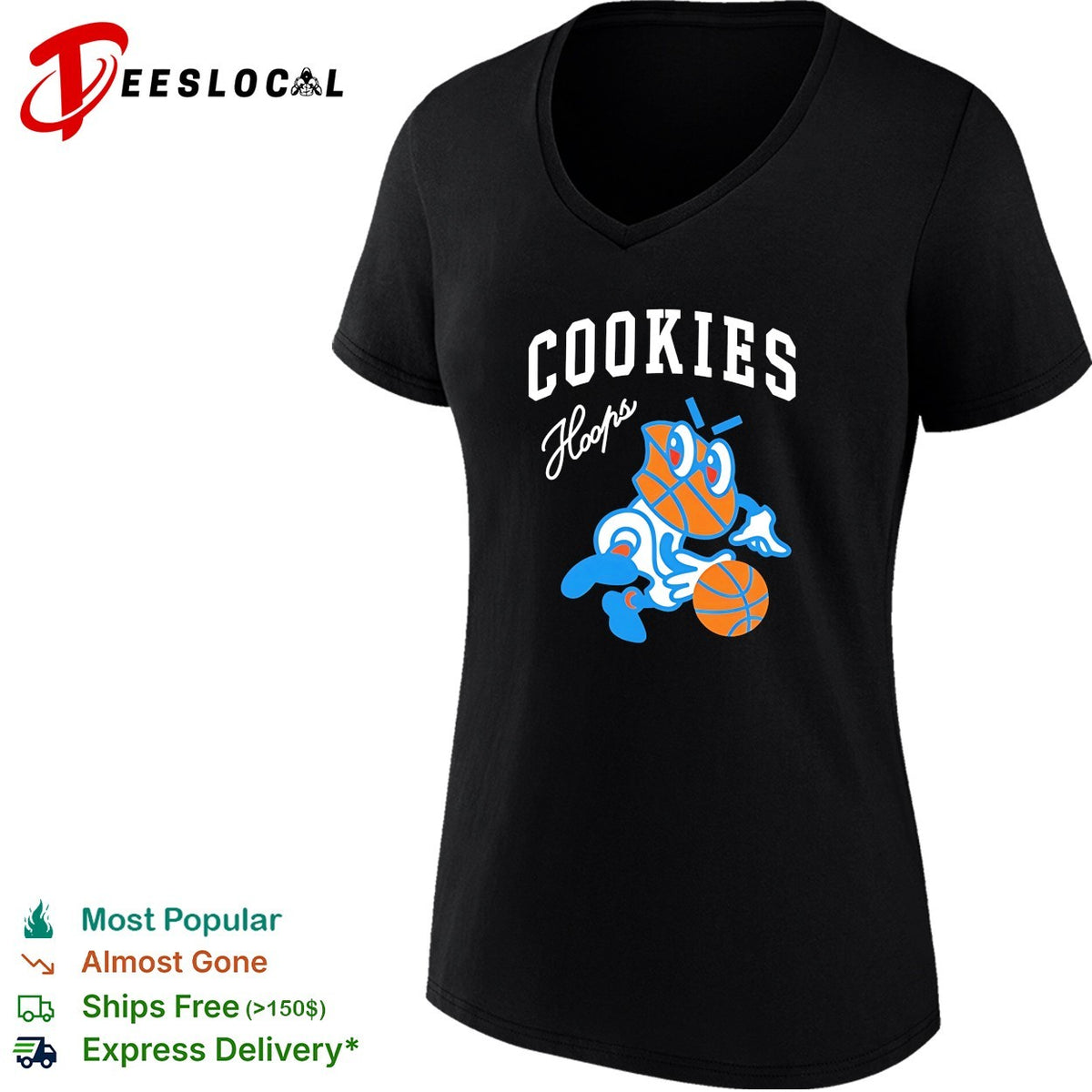 Cookies Hoops basketball mascot shirt