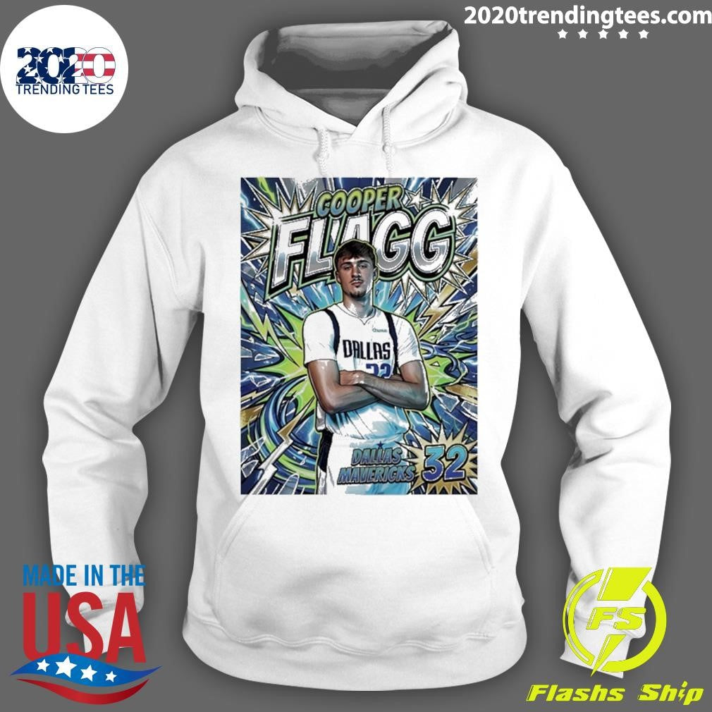 Cooper Flagg 32 Dallas Mavericks Cooper Comic Style Shirt