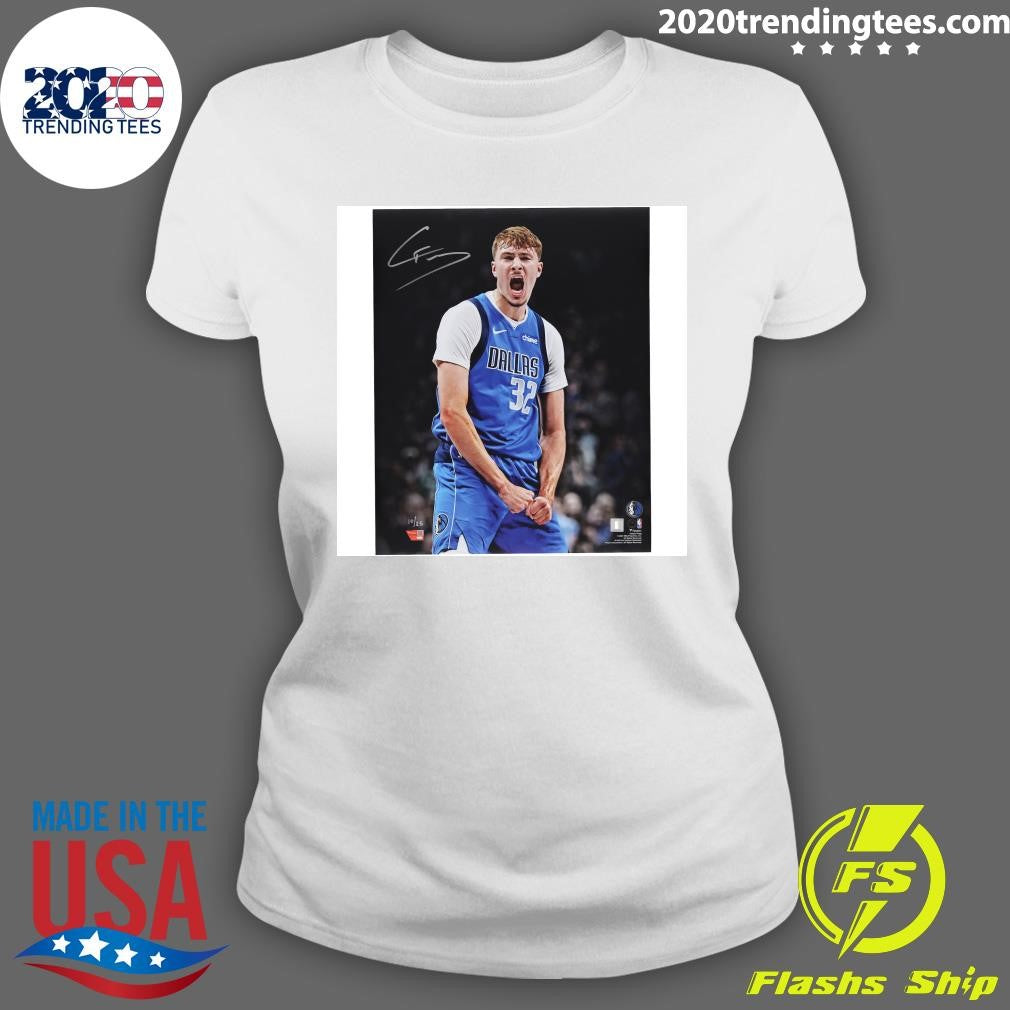 Cooper Flagg Dallas Mavericks Autographed Signature Shirt