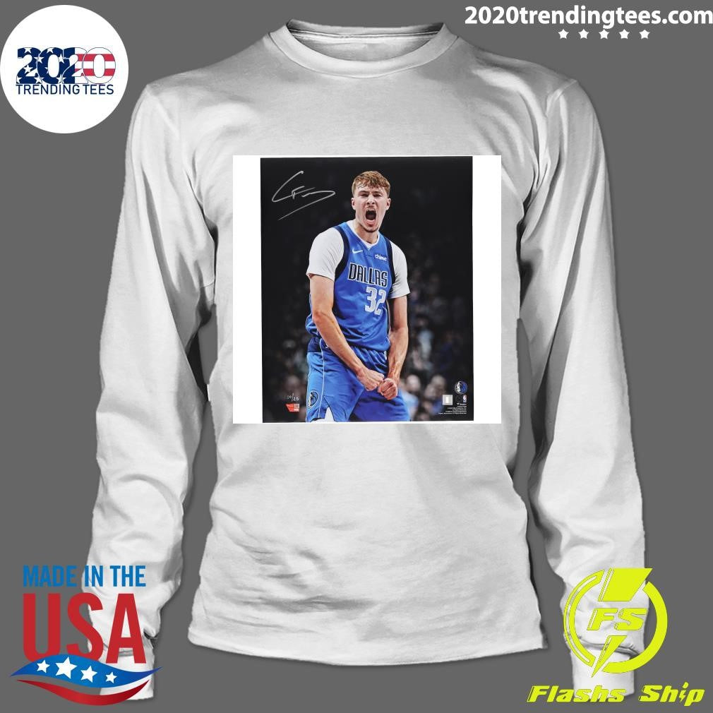 Cooper Flagg Dallas Mavericks Autographed Signature Shirt