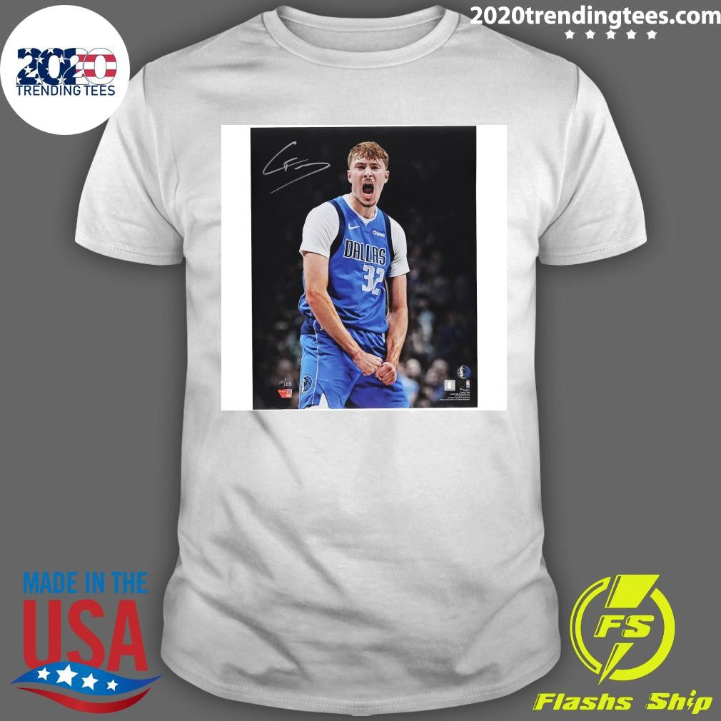 Cooper Flagg Dallas Mavericks Autographed Signature Shirt