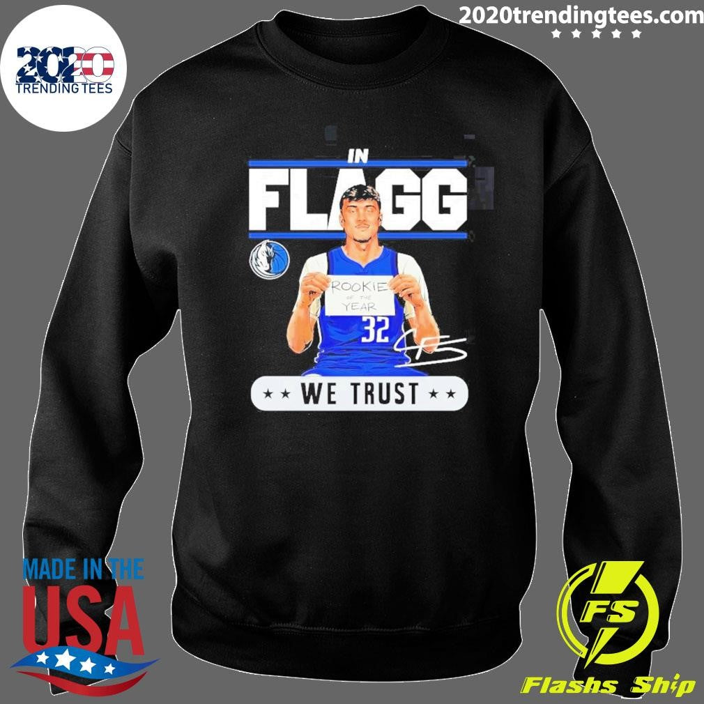 Cooper Flagg Dallas Mavericks Rookie Of The Year In Flagg We Trust Signature Shirt