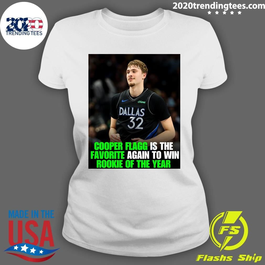 Cooper Flagg Is The Favorite Again To Win Rookie Of The Year Shirt