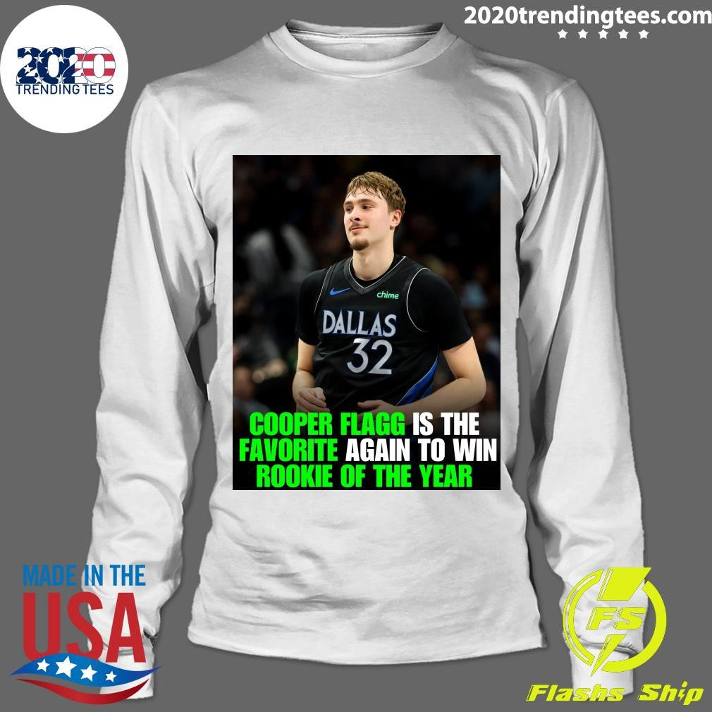 Cooper Flagg Is The Favorite Again To Win Rookie Of The Year Shirt