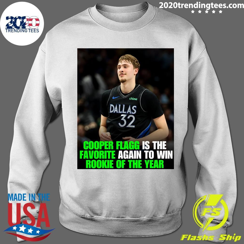 Cooper Flagg Is The Favorite Again To Win Rookie Of The Year Shirt