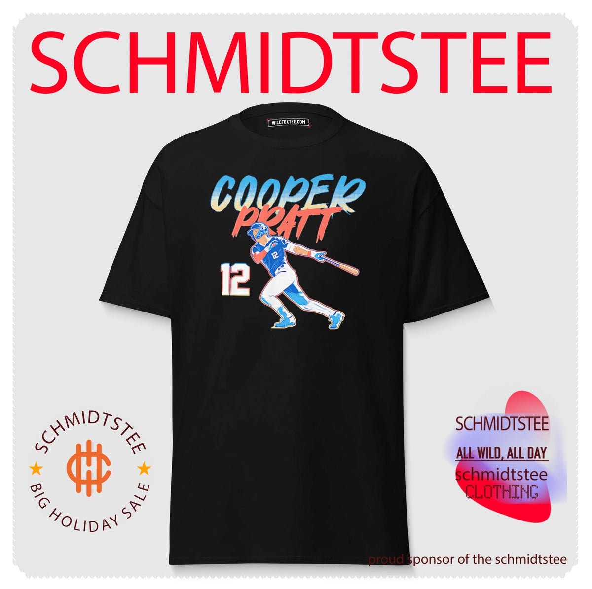 Cooper Pratt Milwaukee Baseball Slugger Swing Number shirt