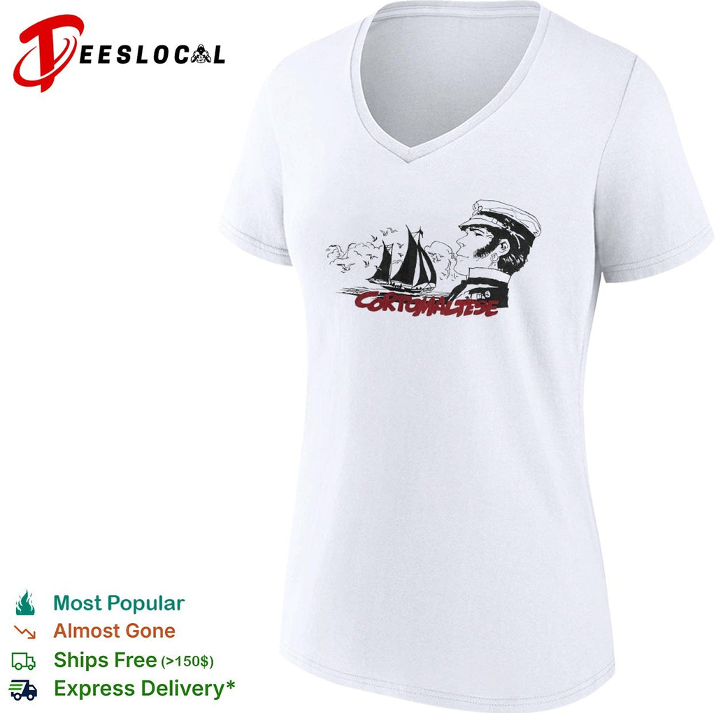 Corto Maltese Sailing Boat Character shirt