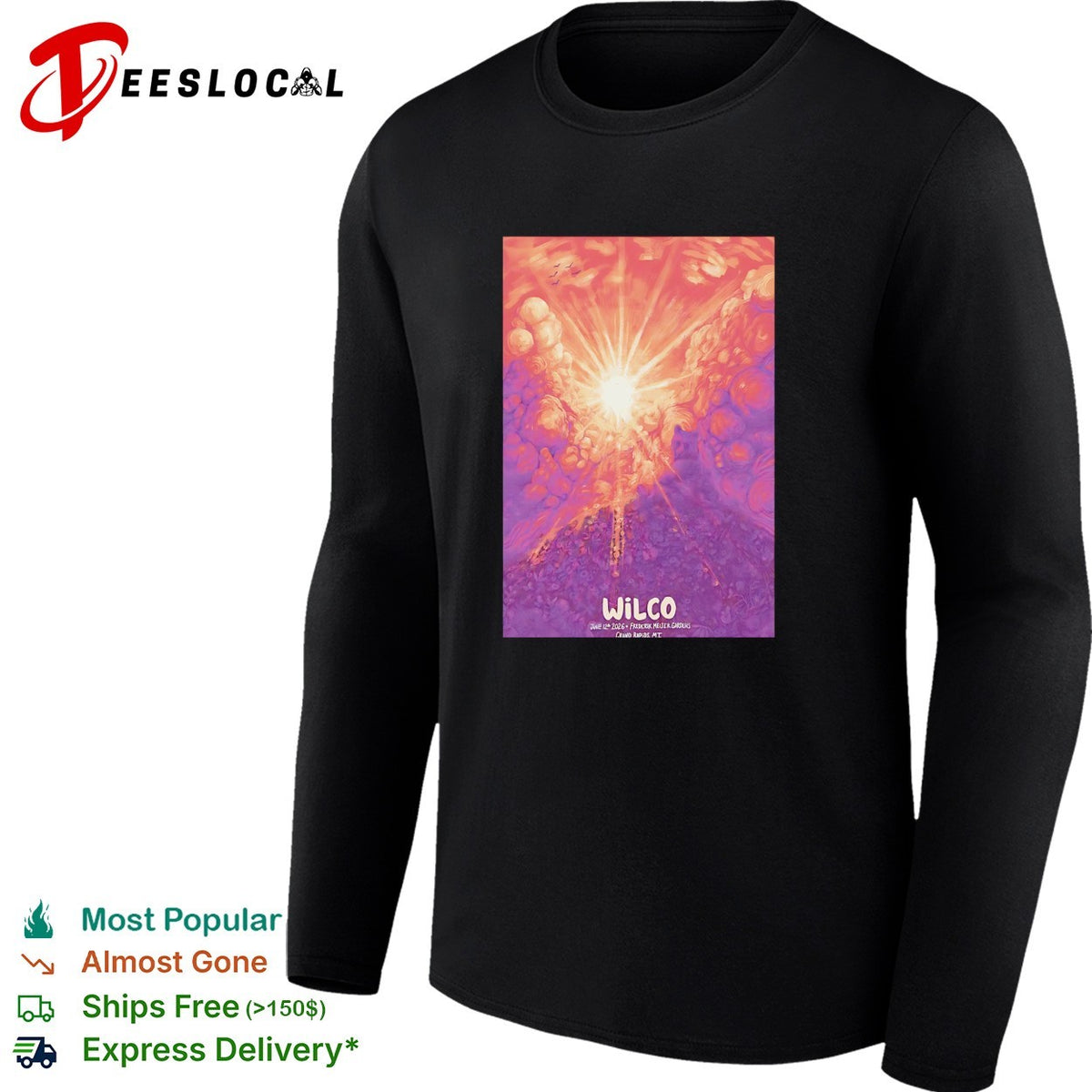 Cosmic explosion burst concert psychedelic framed poster art shirt
