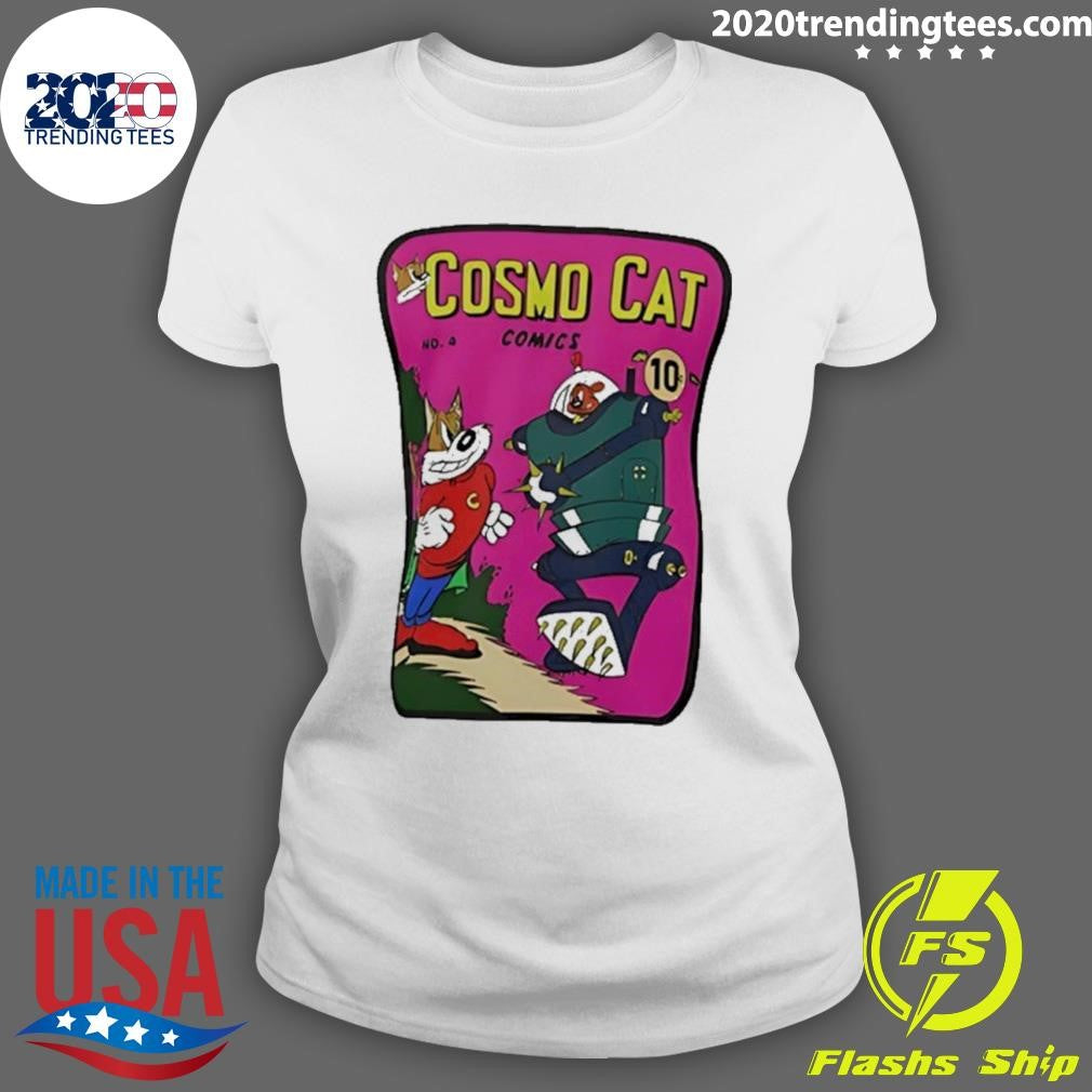 Cosmo Cat Comics Art Shirt