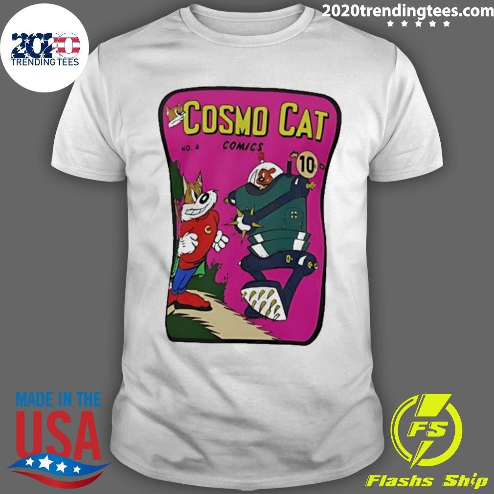 Cosmo Cat Comics Art Shirt
