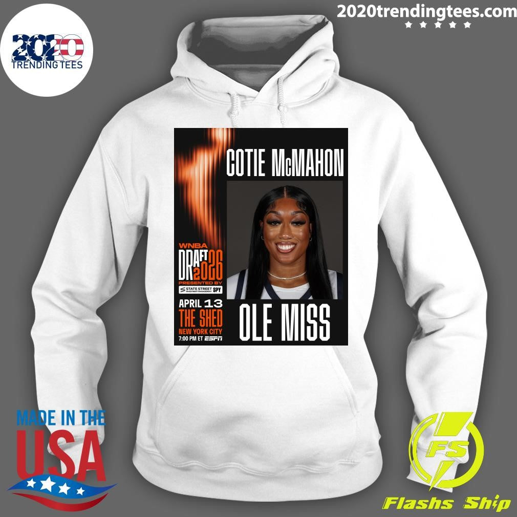 Cotie McMahon is officially invited to the 2026 #WNBADraft presented by State Street Investment Management SPY Shirt