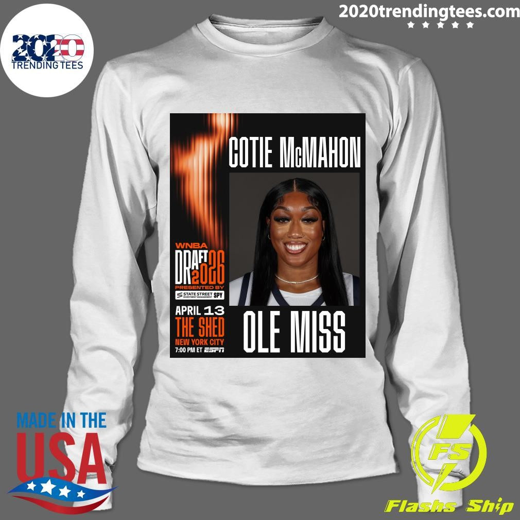 Cotie McMahon is officially invited to the 2026 #WNBADraft presented by State Street Investment Management SPY Shirt
