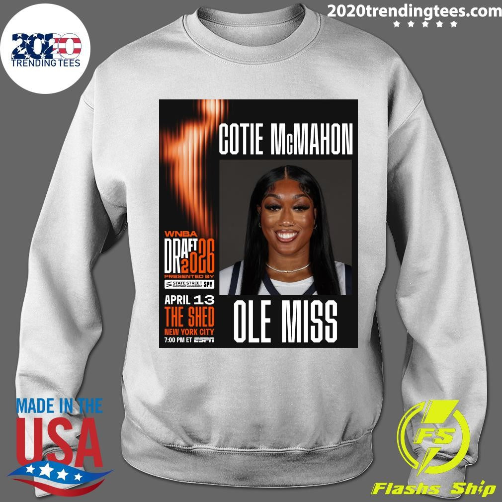 Cotie McMahon is officially invited to the 2026 #WNBADraft presented by State Street Investment Management SPY Shirt