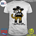 Cowboy Cat Feral Funny Shirt