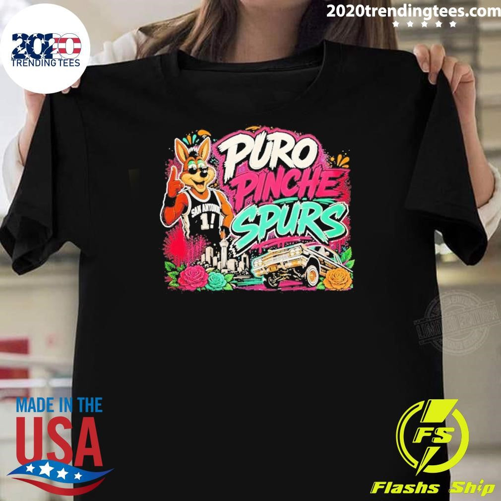Coyote Puro Pinche Spurs San Antonio Spurs Basketball Nba 2026 Shirt