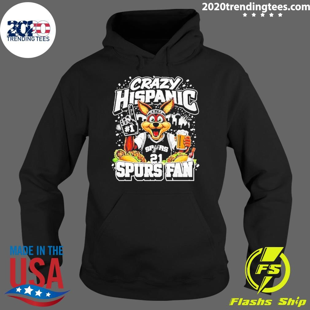 Crazy Hispanic Spurs Fan Mascot Shirt