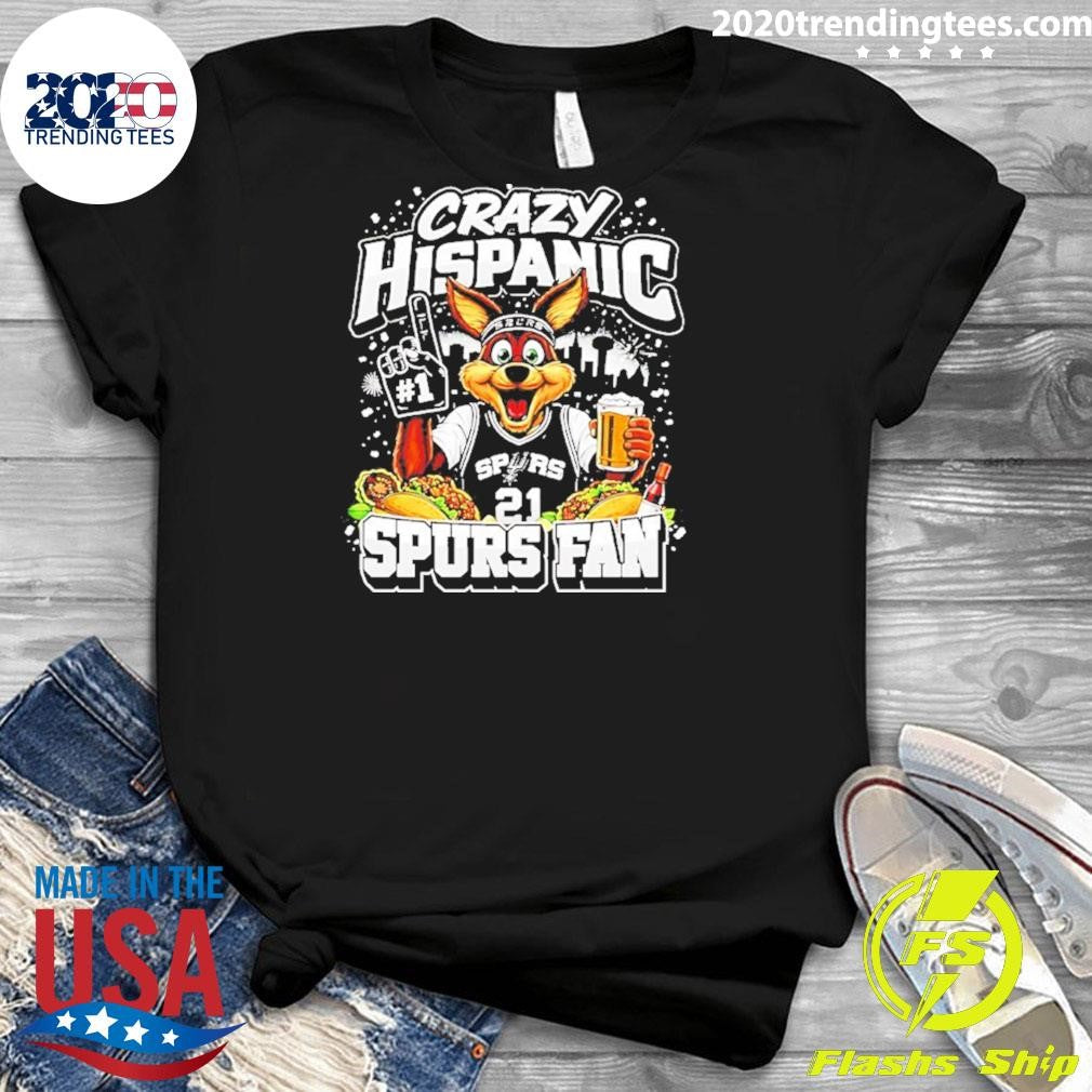 Crazy Hispanic Spurs Fan Mascot Shirt