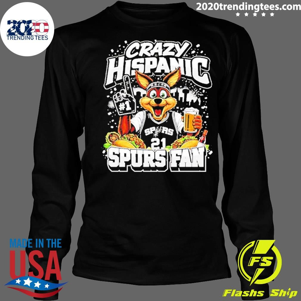 Crazy Hispanic Spurs Fan Mascot Shirt