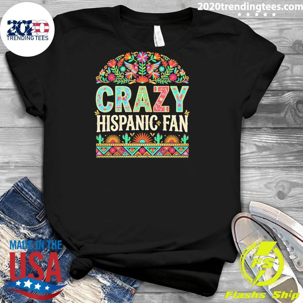 Crazy Hispanic Spurs Fan San Antonio Spurs Basketball Spurs Supporter Game Day 2026 Shirt