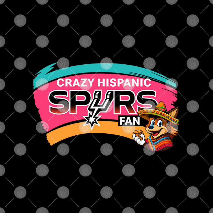 Crazy Hispanic Spurs Fan T Shirt