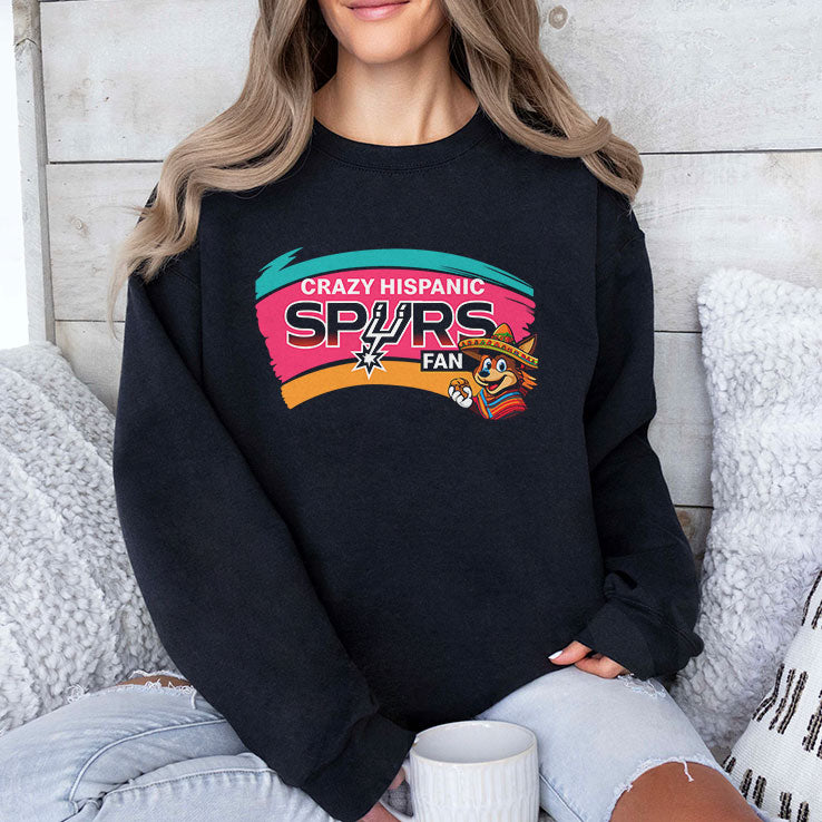 Crazy Hispanic Spurs Fan T Shirt
