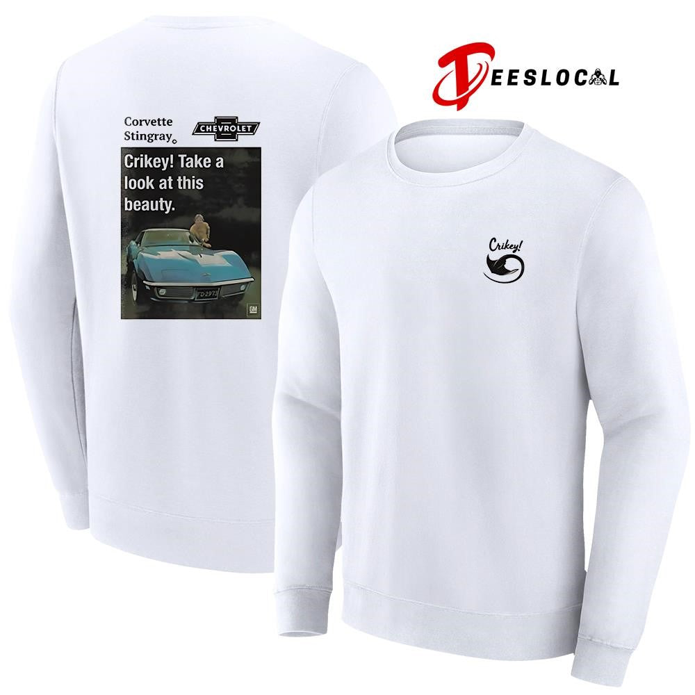 Crikey corvette stingray crikey tale a look at this beauty shirt