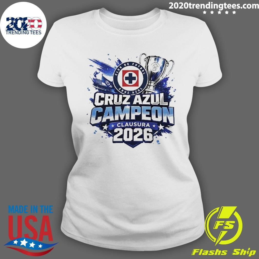 Cruz Azul Campeon Clausura 2026 Trophy Shirt