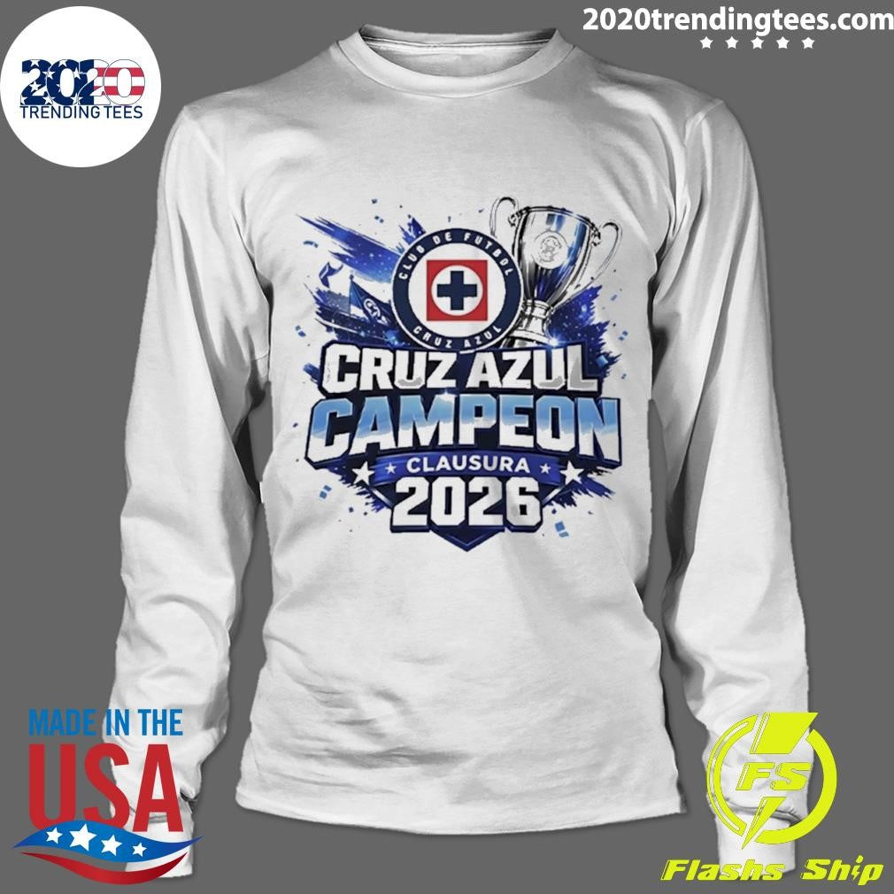 Cruz Azul Campeon Clausura 2026 Trophy Shirt
