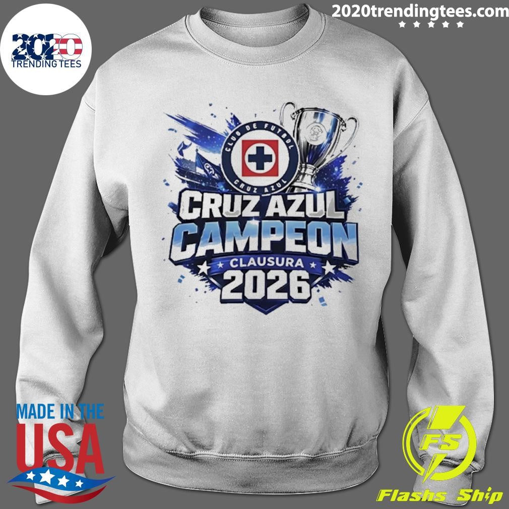 Cruz Azul Campeon Clausura 2026 Trophy Shirt