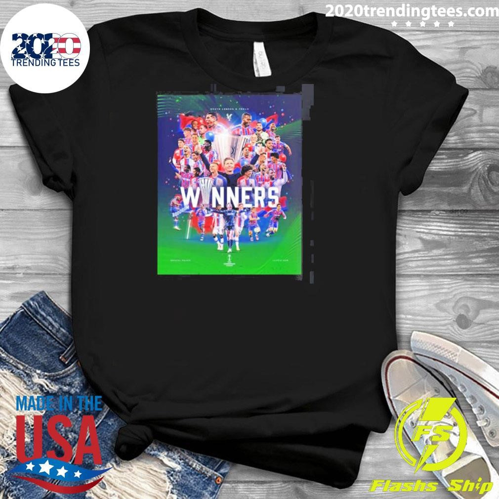 Crystal Palace FC 2026 Leipzig UEFA Conference League Champions Winners South London And Proud Shirt