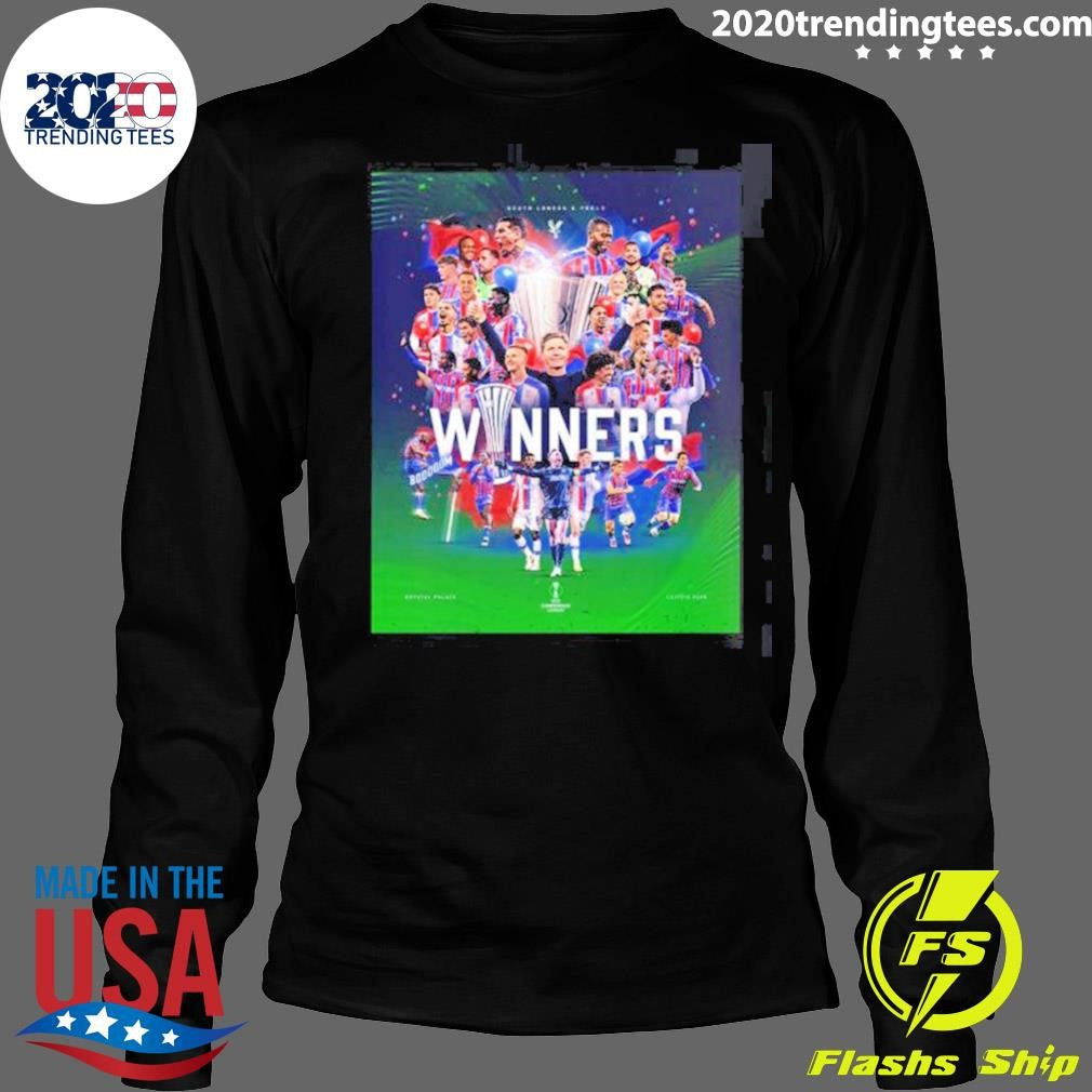 Crystal Palace FC 2026 Leipzig UEFA Conference League Champions Winners South London And Proud Shirt