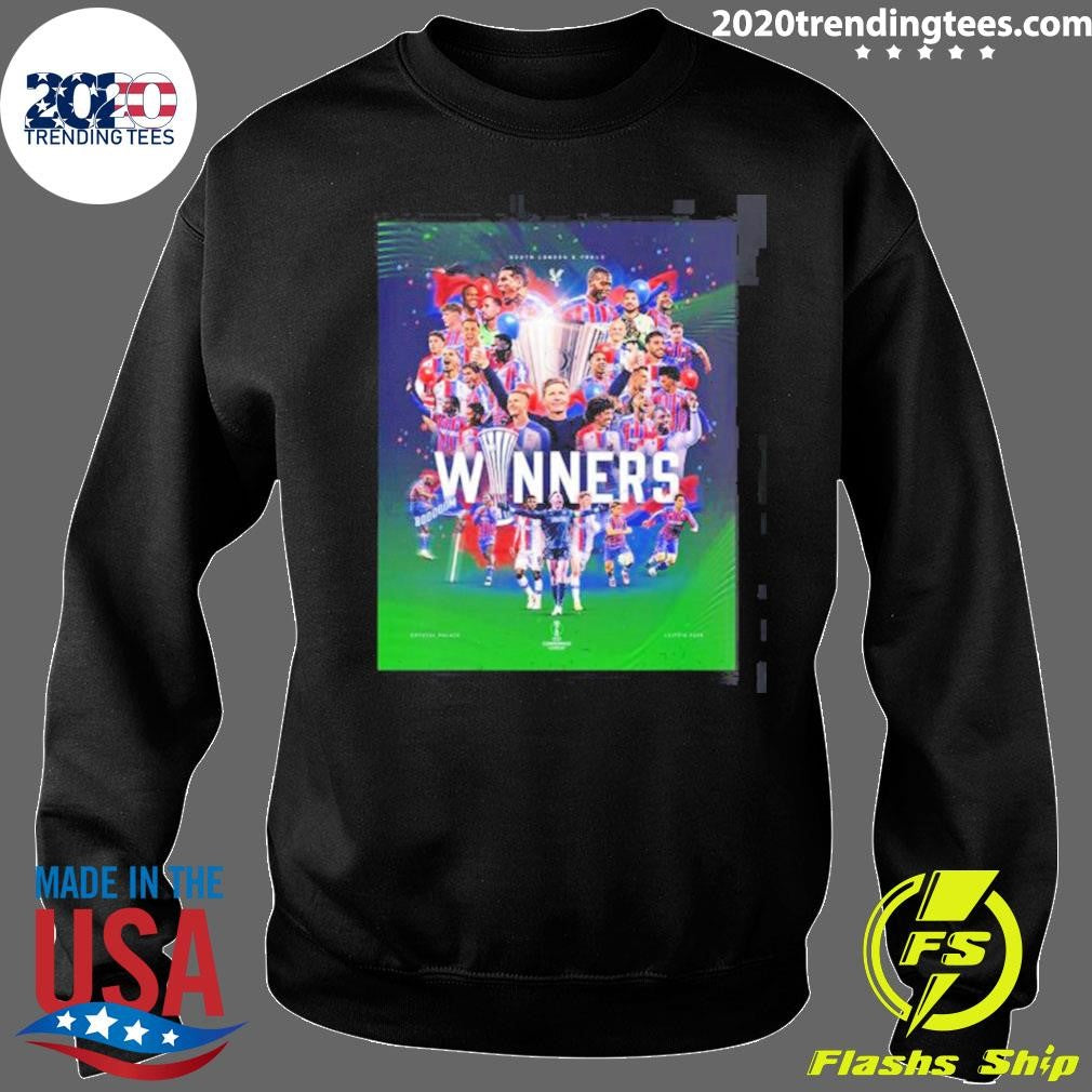 Crystal Palace FC 2026 Leipzig UEFA Conference League Champions Winners South London And Proud Shirt
