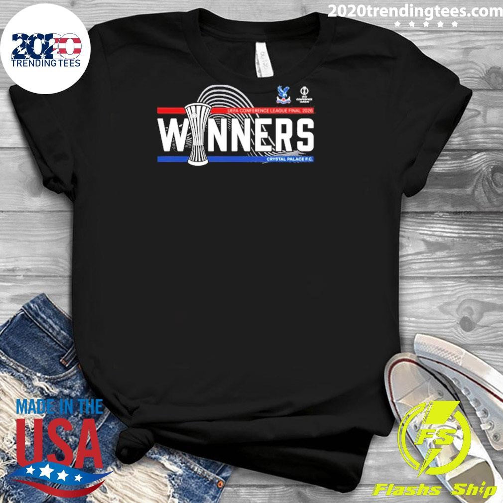 Crystal Palace Merch UEFA Conference League Winners 2025-2026 Shirt