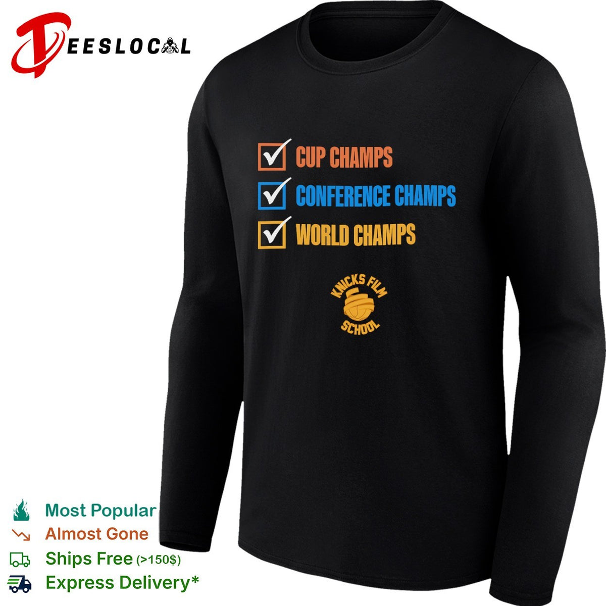 Cup Champs Conference Champs World Champs Knicks Film School shirt