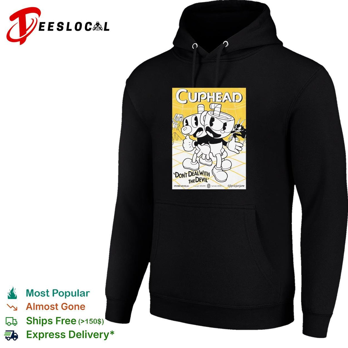 Cuphead Don’t Deal with the Devil Mugman King Dice The Devil Studio MDHR shirt