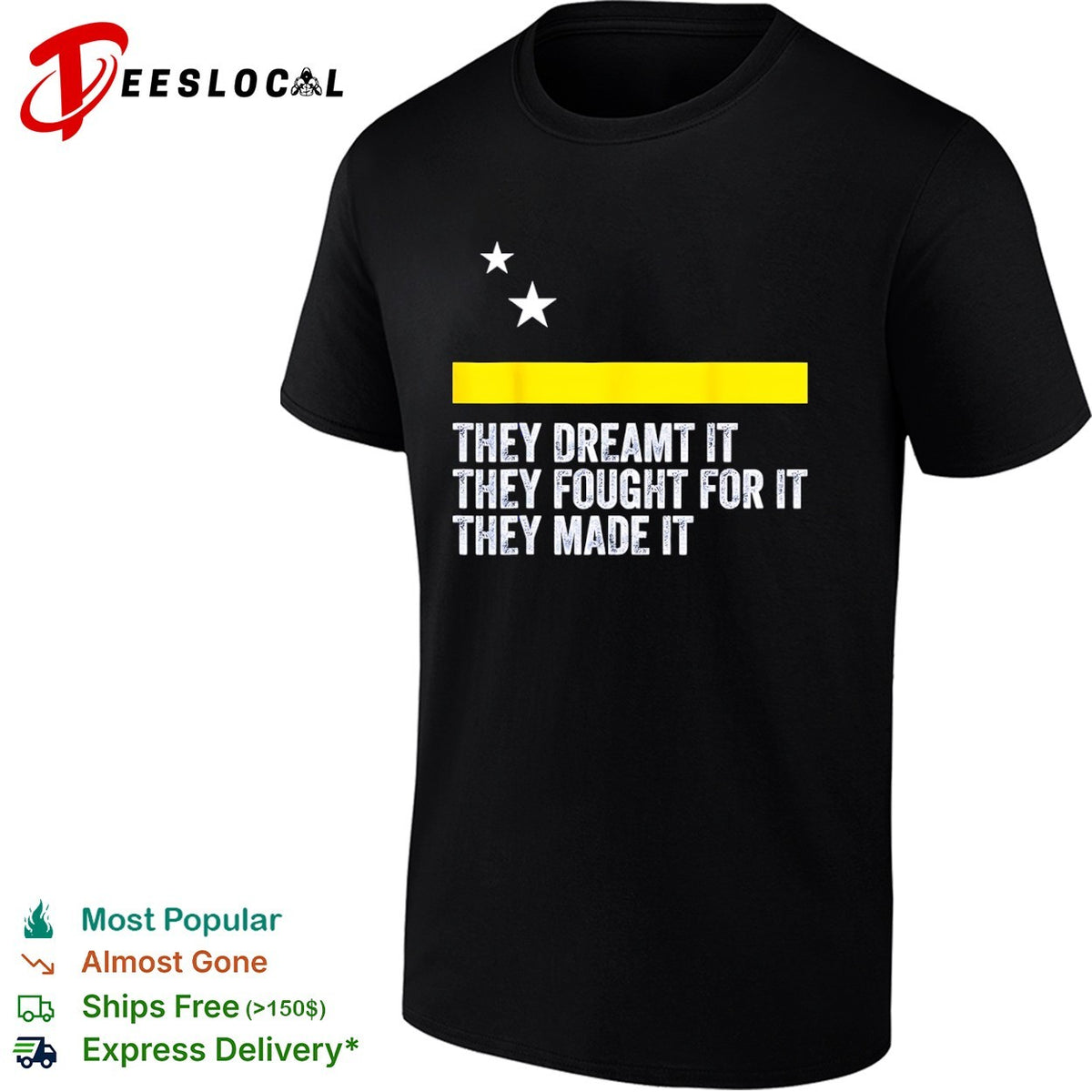 Curacao Flag They Dreamt It They Fought For It They Made It Shirt