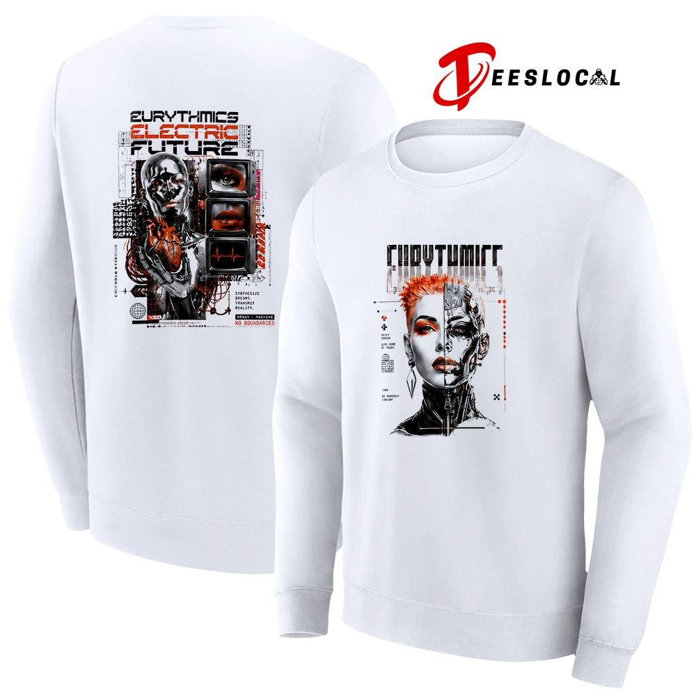 Cury Tumics eurythmics electric future graphic shirt