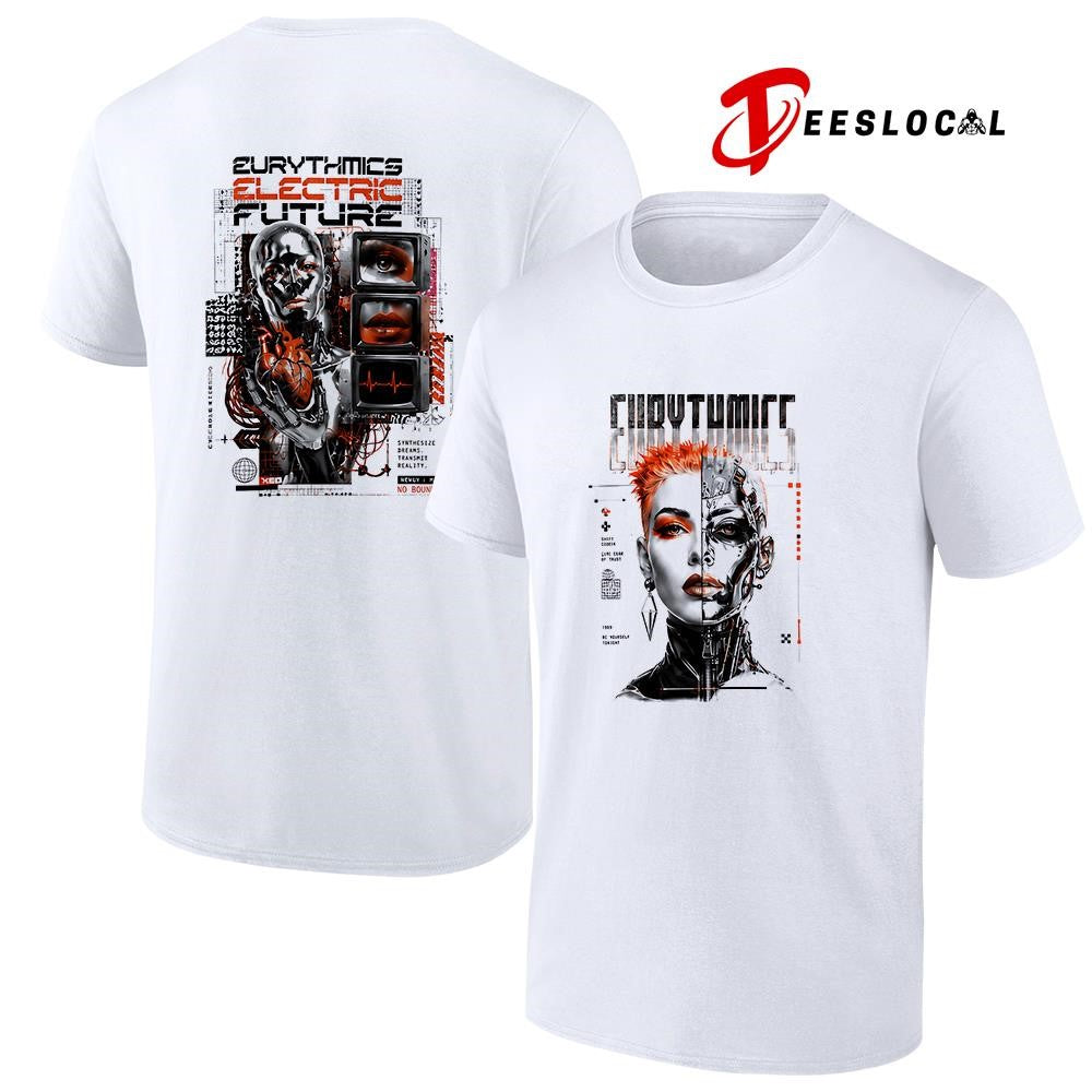 Cury Tumics eurythmics electric future graphic shirt