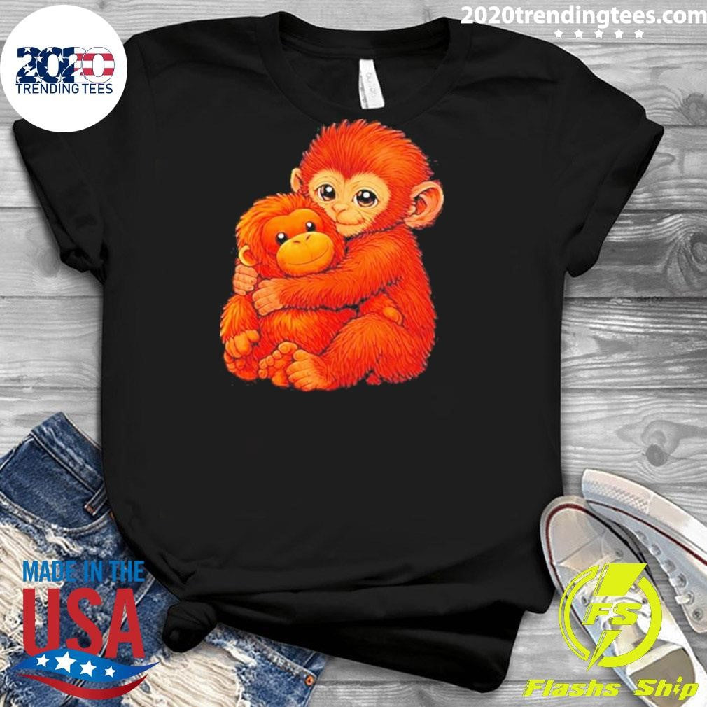 Cute Monkey Named Punch Funny Animal Shirt