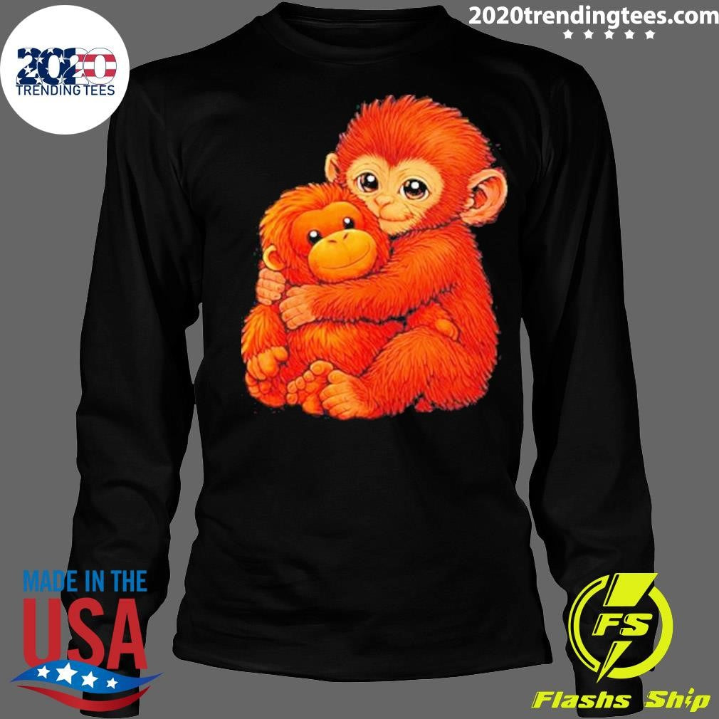 Cute Monkey Named Punch Funny Animal Shirt